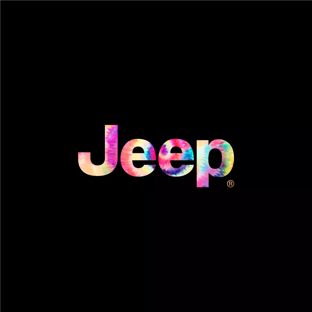 Jeep Licensed by TruShield Jeep Wrangler Tie Dye Logo Tire Cover ...