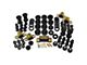 Total Bushing Kit with Transmission Mount; Black (76-79 Jeep CJ7)