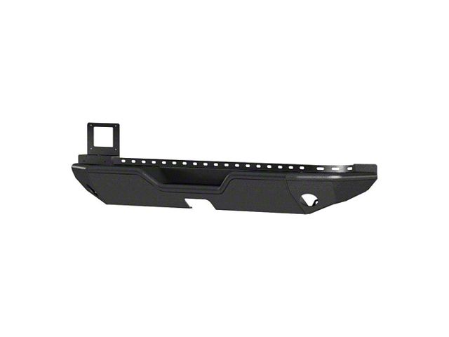 TrailChaser Aluminum Rear Bumper; Textured Black (18-24 Jeep Wrangler JL)