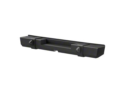 TrailCrusher Steel Rear Bumper; Carbide Black (18-24 Jeep Wrangler JL)