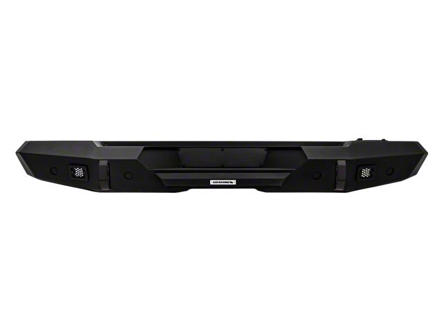 Go Rhino Trailline Straight Rear Bumper; Textured Black (18-24 Jeep Wrangler JL)