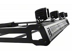 Traveler Hard Top Roof Rack with 4-Inch Cube Lights (07-18 Jeep Wrangler JK 4-Door)