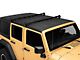 Jeep Licensed by RedRock Two Bar Removable Roof Rack with Jeep Logo (07-18 Jeep Wrangler JK 4-Door)