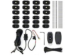 Ultra Bright White LED Rock Light Crawler Kit; 12-Piece (Universal; Some Adaptation May Be Required)