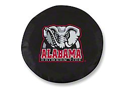 University of Alabama Elephant Spare Tire Cover with Camera Port; Black (18-24 Jeep Wrangler JL)