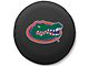 University of Florida Spare Tire Cover with Camera Port; Black (18-24 Jeep Wrangler JL)