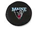 University of Maine Spare Tire Cover with Camera Port; Black (18-24 Jeep Wrangler JL)