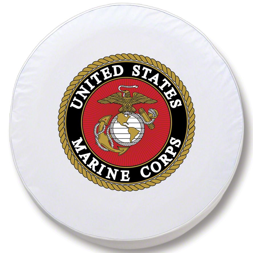 Jeep Wrangler U.S. Marine Corps Spare Tire Cover with Camera Port ...