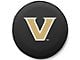 Vanderbilt University Spare Tire Cover; Black (66-18 Jeep CJ5, CJ7, Wrangler YJ, TJ & JK)