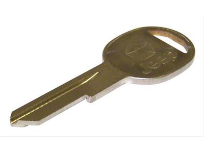 Vehicle Key; Blank (87-90 Jeep Wrangler YJ)