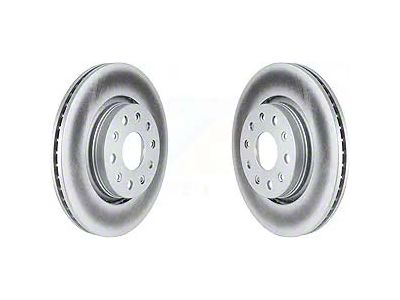 Vented Brake Rotors; Front Pair (18-25 Jeep Wrangler JL Rubicon, Sahara, Excluding 4xe & Rubicon 392)