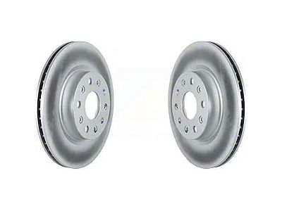 Vented Rotors; Front Pair (18-25 Jeep Wrangler JL, Excluding 4xe, Rubicon & Sahara)