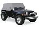 Waterproof Cab Cover with Door Flaps; Gray (87-91 Jeep Wrangler YJ)