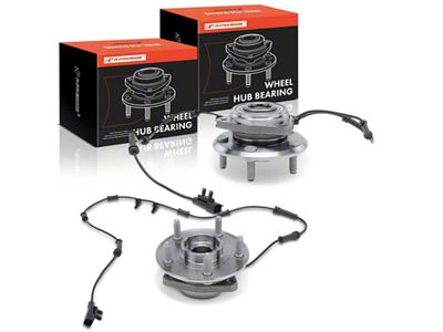 Wheel Bearing and Hub Assemblies; Front (11-18 Jeep Wrangler JK)