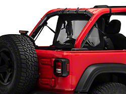 Windbreaker; Black Diamond (18-24 Jeep Wrangler JL 4-Door)