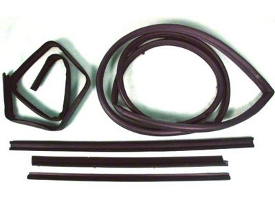 Window Channel Belt Weatherstrip; Driver Side (76-95 Jeep CJ7 & Wrangler YJ)