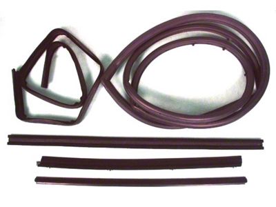 Window Channel Belt Weatherstrip; Passenger Side (76-95 Jeep CJ7 & Wrangler YJ)