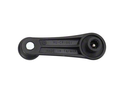 Window Crank Handle; Black (92-95 Jeep Wrangler YJ w/ Full Doors)