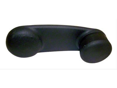 Window Crank Handle; Black (97-12 Jeep Wrangler TJ & JK)