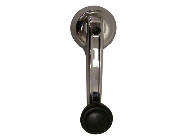 Window Crank Handle; Chrome; with Door Speakers (87-95 Jeep Wrangler YJ)