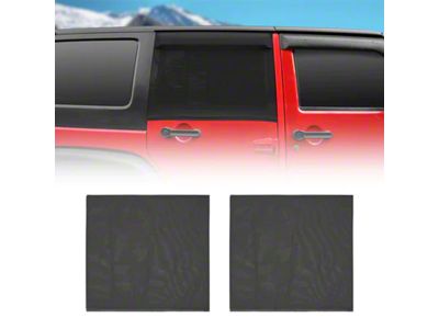 Window Screens; Rear (07-24 Jeep Wrangler JK & JL 4-Door)