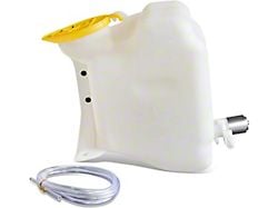 Windshield Washer Reservoir Tank Bottle with and Fluid Pump (97-02 Jeep Wrangler TJ)