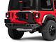 WJ2 Rear Bumper with Tire Carrier; Pre-Drilled for Backup Sensors; Textured Black (18-24 Jeep Wrangler JL)