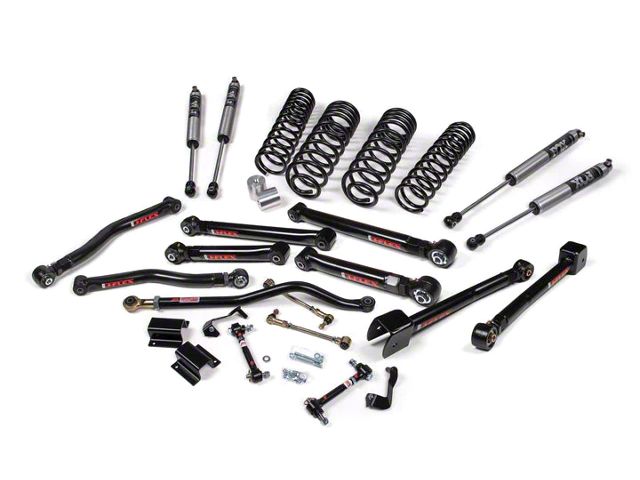 JKS Manufacturing 3.50-Inch J-Krawl Suspension Lift Kit with FOX 2.0 Performance Series Shocks (20-24 3.6L Jeep Gladiator JT, Excluding Mojave)