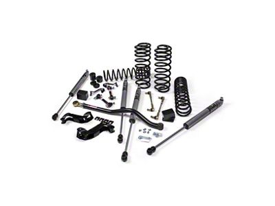 JKS Manufacturing 2.50-Inch J-Kontrol Standard Rate Coil Suspension Lift Kit with FOX Adventure Series Shocks (18-24 Jeep Wrangler JL 4-Door, Excluding 4xe & Rubicon 392)