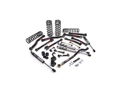JKS Manufacturing 2.50-Inch J-Krawl Standard Rate Coil Suspension Lift Kit with FOX 2.0 Performance Series Shocks (18-24 Jeep Wrangler JL 4-Door, Excluding 4xe & Rubicon 392)