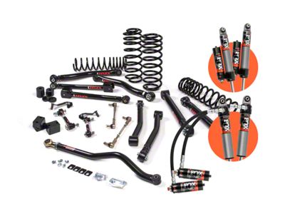 JKS Manufacturing 2.50-Inch J-Krawl Suspension Lift Kit with FOX 2.5 Performance Elite Series Shocks (20-23 3.0L EcoDiesel Jeep Wrangler JL)