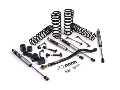 JKS Manufacturing 2.50-Inch J-Venture Heavy Duty Rate Coil Suspension Lift Kit with FOX 2.5 Performance Elite Series Shocks (18-24 Jeep Wrangler JL 4-Door, Excluding 4xe & Rubicon 392)