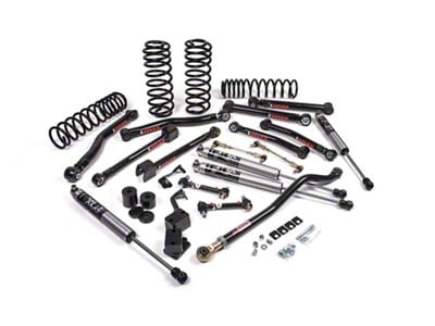 JKS Manufacturing 3-Inch J-Krawl Heavy Duty Rate Coil Suspension Lift Kit with FOX 2.0 Performance Series Shocks (18-24 Jeep Wrangler JL 2-Door)