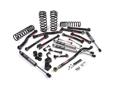 JKS Manufacturing 3-Inch J-Krawl Heavy Duty Rate Coil Suspension Lift Kit with FOX 3.0 Factory Race Series IBP Shocks (18-24 Jeep Wrangler JL 2-Door)