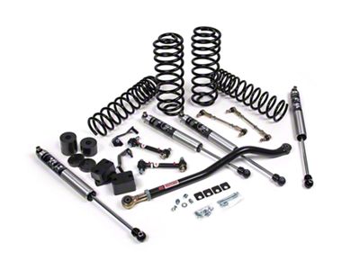 JKS Manufacturing 3-Inch J-Venture Heavy Duty Rate Coil Suspension Lift Kit with FOX 2.5 IFP Performance Series Shocks (18-24 Jeep Wrangler JL 2-Door)
