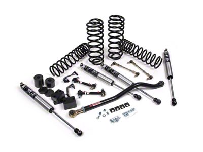 JKS Manufacturing 3-Inch J-Venture Standard Rate Coil Suspension Lift Kit with FOX 2.0 Performance Series Shocks (18-24 Jeep Wrangler JL 2-Door)