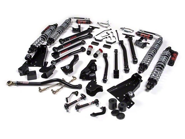 JKS Manufacturing 3.50-Inch J-Max Suspension Lift Kit with FOX 2.5 Series Remote Coil-Overs (18-24 3.6L Jeep Wrangler JL Rubicon 4-Door)