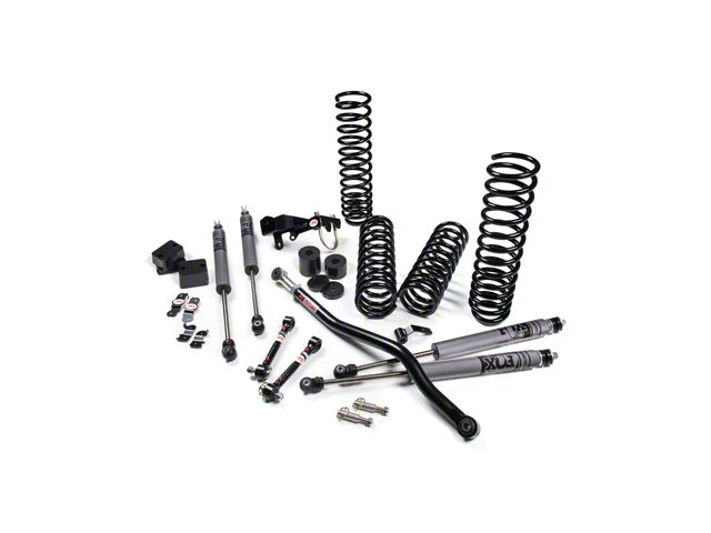 JKS Manufacturing 3.50-Inch J-Venture Suspension Lift Kit with Jspec Shocks (07-18 Jeep Wrangler JK 2-Door)