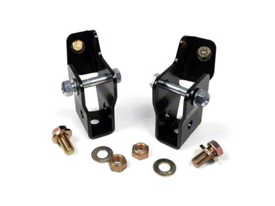 JKS Manufacturing Rear Shock Relocation Brackets for 0 to 2.50-Inch Lift (18-24 Jeep Wrangler JL)