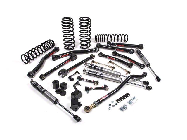 JKS Manufacturing 2-Inch J-Konnect Suspension Lift Kit with Jspec Shocks (21-24 Jeep Wrangler JL 4xe)