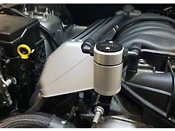 J&L 3.0 Oil Separator; Clear/Satin Anodized; Passenger Side (12-21 Jeep Grand Cherokee WK2 SRT8)