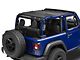 JTopsUSA Mesh Shade Top; Black (18-22 Jeep Wrangler JL 2-Door)