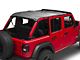 JTopsUSA Mesh Shade Top; Titanium (18-22 Jeep Wrangler JL 4-Door)