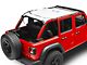 JTopsUSA Mesh Shade Top; White (18-22 Jeep Wrangler JL 4-Door)