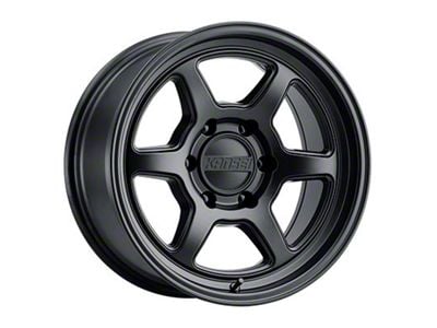 Kansei Off Road ROKU Matte Black 6-Lug Wheel; 17x8.5; 0mm Offset (10-24 4Runner)