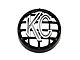 KC HiLiTES 4-Inch Rally 400 Round Light Stone Guard; Black with White KC Logo