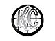 KC HiLiTES 5-Inch Apollo Series Round Light Stone Guard; Black with White KC Logo