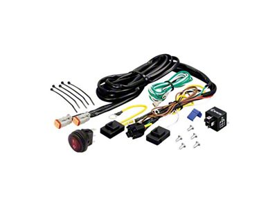 KC HiLiTES Wiring Harness with 40 AMP Relay and LED Rocker Switch