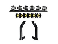 KC HiLiTES 50-Inch Overhead Xross Bar with Slimlite LED 6-Light Kit (07-18 Jeep Wrangler JK)