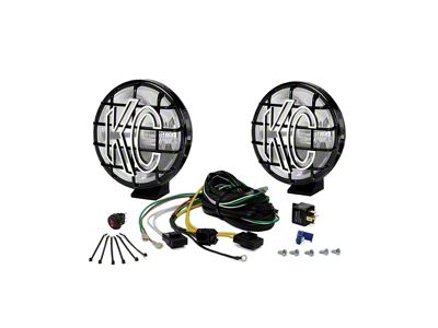 KC HiLiTES 6-Inch Apollo Pro Halogen Lights; Fog Beam (Universal; Some Adaptation May Be Required)